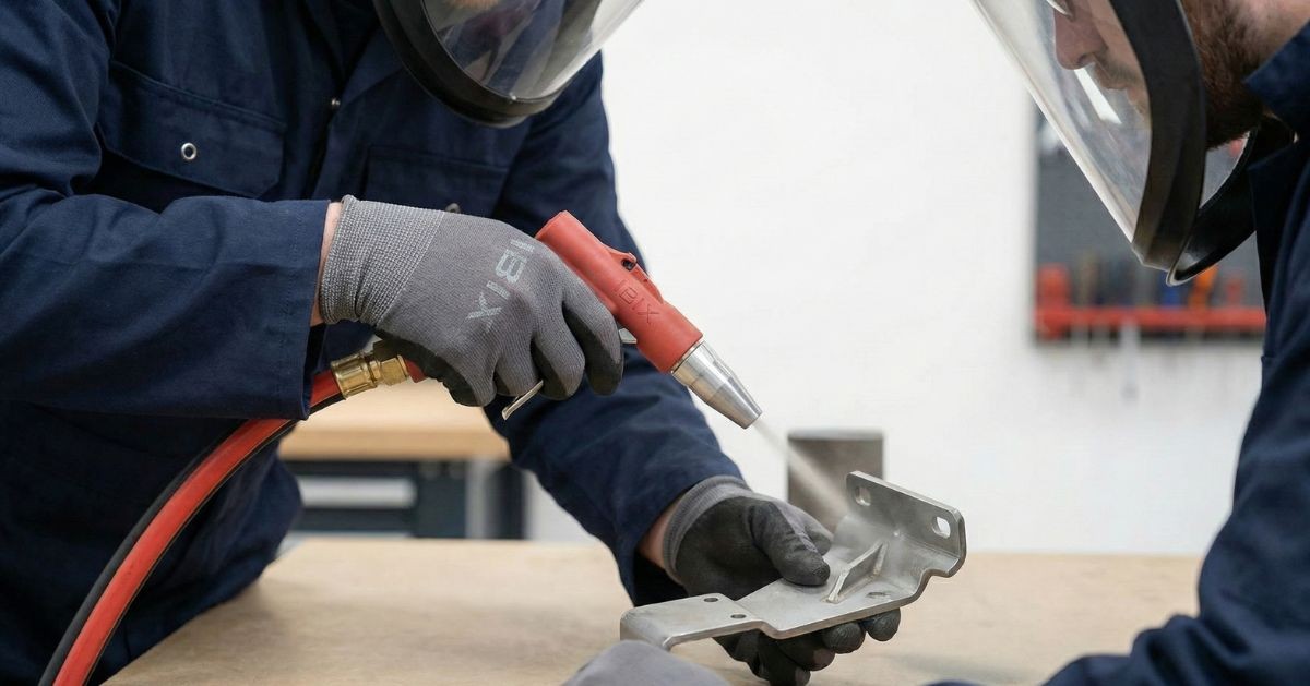 เครื่องพ่นทราย IBIX สำหรับ SME | ใช้งานง่าย รองรับงานหลากหลาย